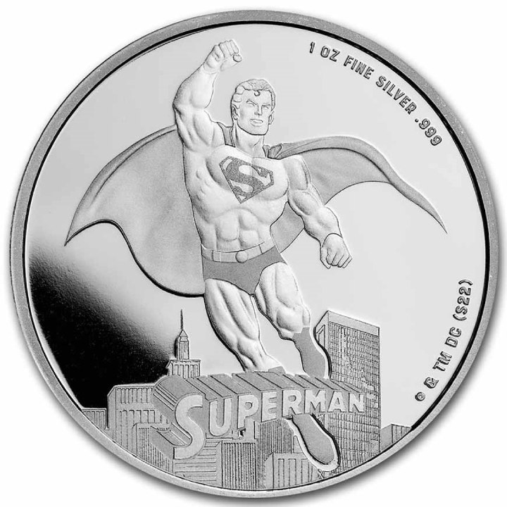 Samoa: DC Comics - Superman 1 uncja Srebra 2023 Proof