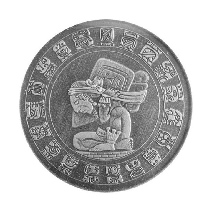 Samoa: Mayan Calendar 1 uncja Srebra 2022 Antiqued Coin