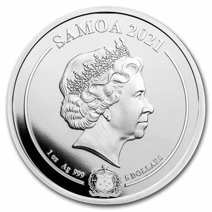 Samoa: Steve McQueen - The King of Cool 1 uncja Srebra 2021 