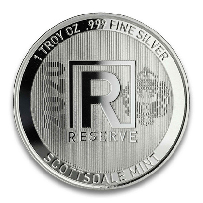 Scottsdale Mint RESERVE 1 uncja Srebra 2020 Prooflike Round