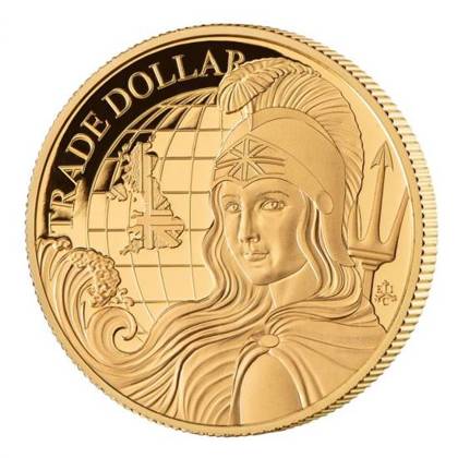 St Helena Modern British Trade Dollar 1 uncja Złota 2022 Proof