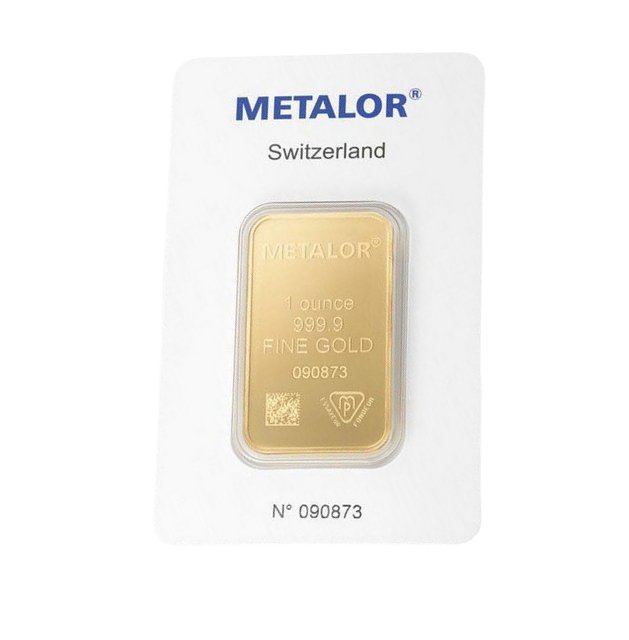 Sztabka Metalor 1 uncja Złota LBMA
