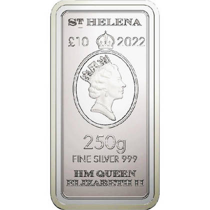 Sztabko Moneta Święta Helena 250 gramów Srebra 2022