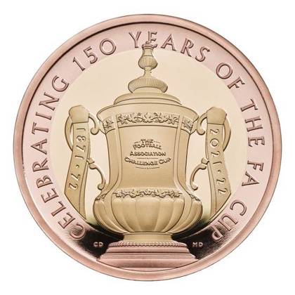 The 150th Anniversary of the FA Cup Złoto £2 2022 Proof