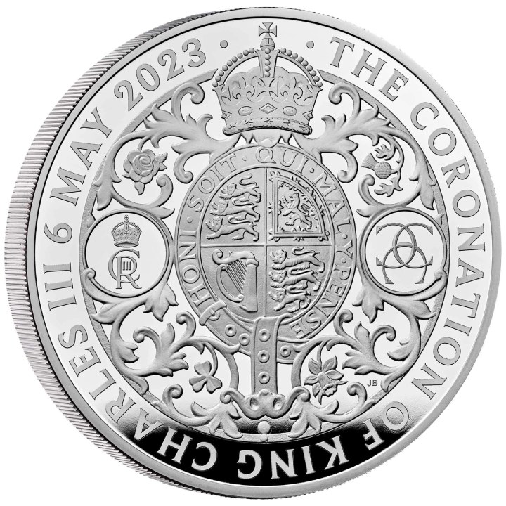 The Coronation of His Majesty King Charles III 1000 gramów Srebra 2023 Proof