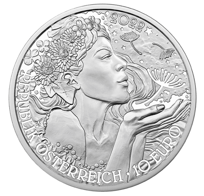 The Dandelion 10 Euro Srebro 2022