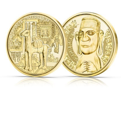 The Gold of the Incas 100 Euro Złoto 2021 Proof 