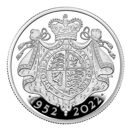 The Platinum Jubilee of Her Majesty The Queen 2 uncje Srebra 2022 Proof 