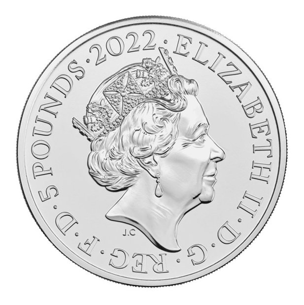 The Queens Reign - Commonwealth Miedzionikiel £5 2022 