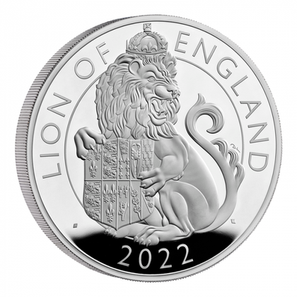The Royal Tudor Beasts: Lion of England 1000 gramów Srebra 2022 Proof