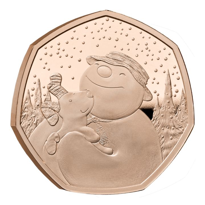 The Snowman and The Snowdog Złoto 2022 Proof