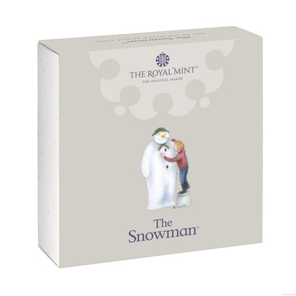 The Snowman kolorowany Srebro 2021 Proof 