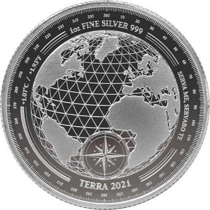 Tokelau: Terra 1 uncja Srebra 2021