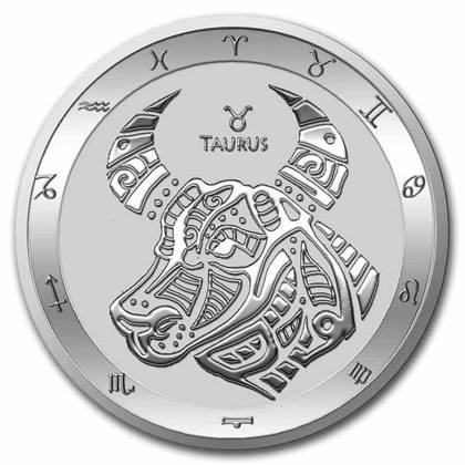 Tokelau: Zodiac Series - Byk 1 uncja Srebra 2022 Slab