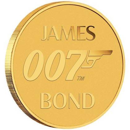 Tuvalu: James Bond 007 0,5 grama Złota 2021  