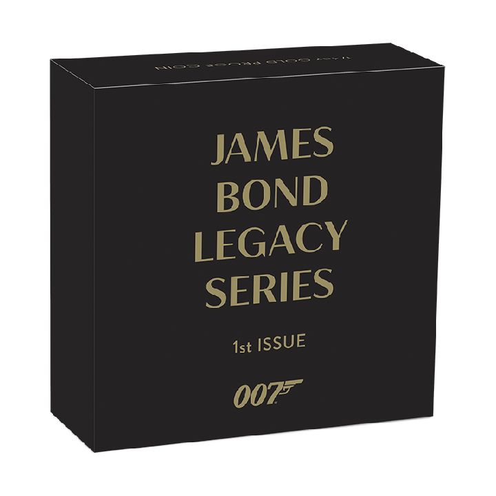 Tuvalu: James Bond Legacy 1st issue - Sean Connery kolorowany 1/4 uncji Złota 2022 Proof