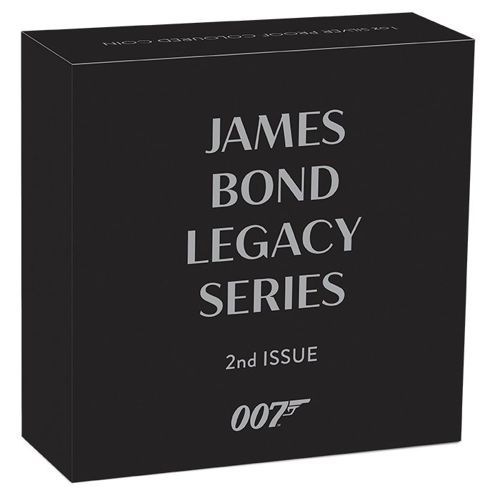 Tuvalu: James Bond Legacy 2nd issue - Roger Moore kolorowany 1 uncja Srebra 2022 Proof