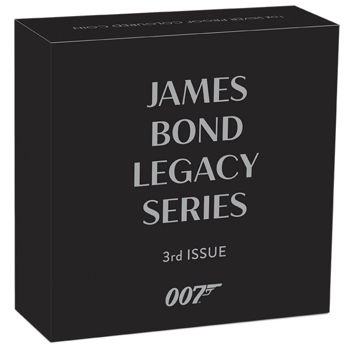 Tuvalu: James Bond Legacy 3rd issue - Timothy Dalton kolorowany 1 uncja Srebra 2023 Proof