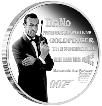 Tuvalu: James Bond Legacy - Sean Connery 1 uncja Srebra 2021