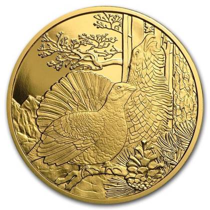 Wildlife in our Sights: Głuszec 100 Euro 2015 Proof