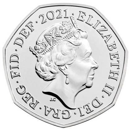 Zestaw 13 monet Miedzionikiel Wielka Brytania 2021