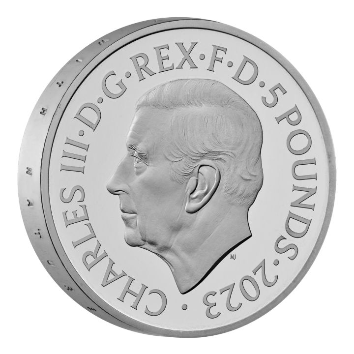 Zestaw 5 monet Wielka Brytania Platyna 2023 Proof Commemorative Coin