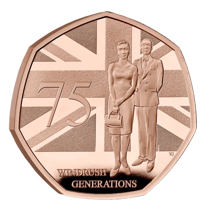 Zestaw 5 monet Wielka Brytania Złoto 2023 Proof Commemorative Coin
