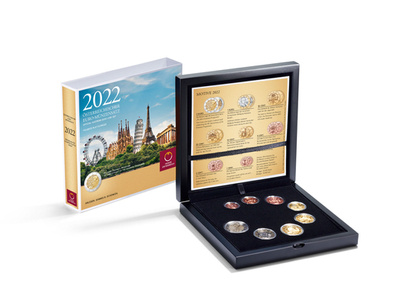 Zestaw 8 monet 35. rocznica programu Erasmus 2022 Proof 