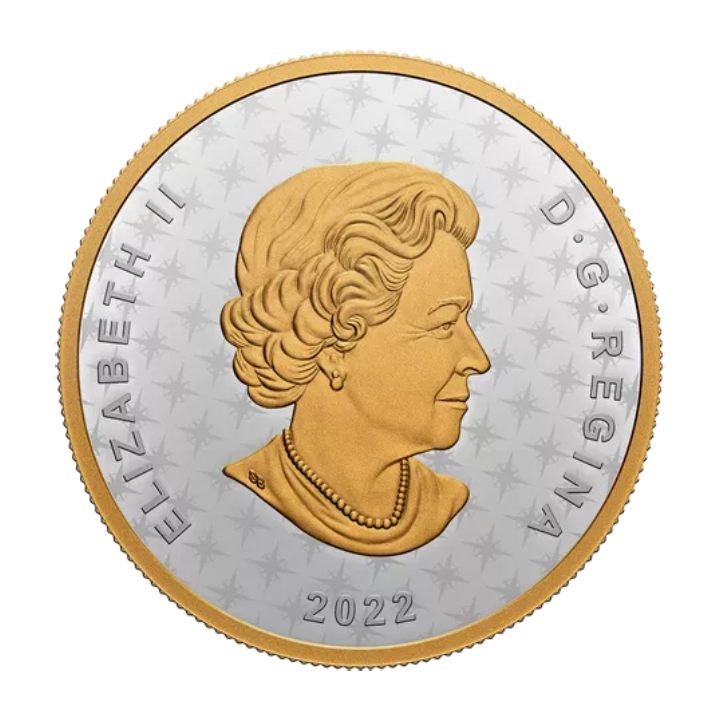 Zestaw Canada: Canadian Passages kolorowany 14 srebrnych monet puzzli 2022 Proof