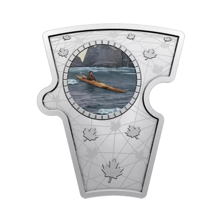 Zestaw Canada: Canadian Passages kolorowany 14 srebrnych monet puzzli 2022 Proof