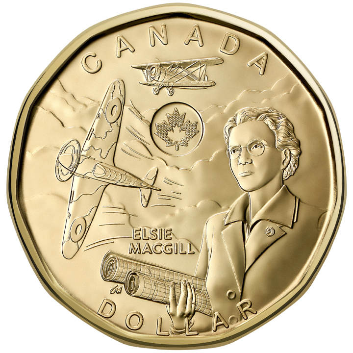 Zestaw Canada: Honouring Elsie MacGill - Commemorative Collector Keepsake Card 7 monet 2023 