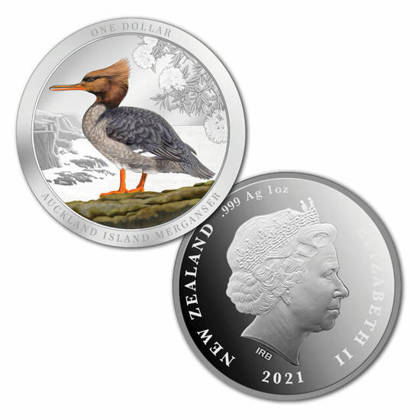 Zestaw New Zealand Proof Currency Tracz nowozelandzki 2021 Proof