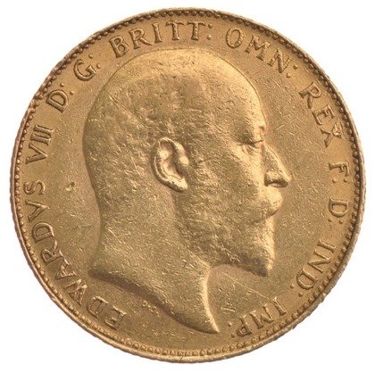 Złoty Suweren- Edward VII 1902-1910