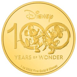  Niue: Disney 100 Years of Wonder - Mickey Mouse and Minnie Mouse 1 uncja Złota 2023 Proof