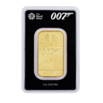 1 uncja Sztabka Złota 007 James Bond