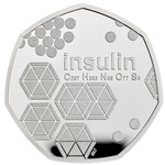 100. Rocznica odkrycia insuliny Srebro 2021 Proof Piedfort Coin