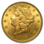 1895 $20 Liberty Gold Double Eagle MS-61 PCGS