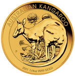 Australijski Kangur 1/4 uncji Złota 2021