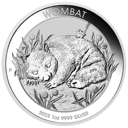 Australijski Wombat 1 uncja Srebra 2023