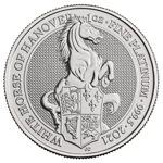 Bestie Królowej: Biały Koń Hanoweru 1 uncja Platyny 2021