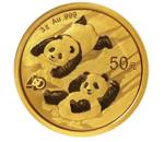 Chińska Panda 3 gramy Złota 2022