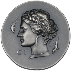 Cook Islands: Arethusa 1 uncja Srebra 2023 Ultra High Relief Antiqued Coin