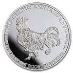 Czad: Celtic Animals - Rooster 1 uncja Srebra 2022