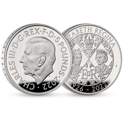 Her Majesty Queen Elizabeth II £5 Miedzionikiel 2022 
