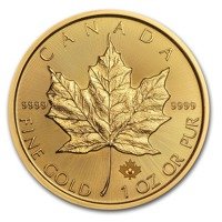 Kanadyjski Liść Klonowy 1 uncja Złota 2016