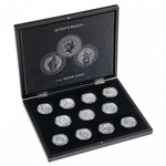 Leuchtturm - Etui na 11 monet z serii Bestie Królowej 2 uncje Srebra