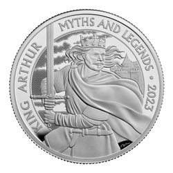 Myths & Legends: King Arthur 2 uncje Srebra 2023 Proof
