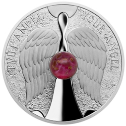 Niue: Crystal Coin - Angel $2 Srebro 2023 Proof