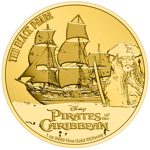 Niue: Disney Piraci z Karaibów - Czarna Perła 1 uncja Złota 2021