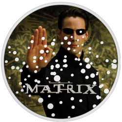 Niue: The Matrix - Enter The Matrix kolorowany 1 uncja Srebra 2022 Proof